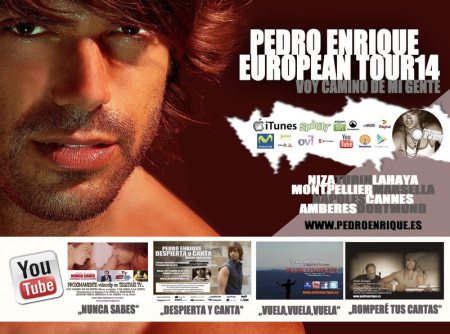 Pedro Enrique cartel Gira europea 2014