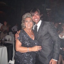 Pedro Enrique con la alcaldesa de Viña