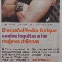 Pedro Enrique imagen en diario